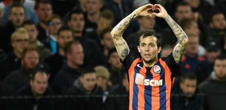 Último clube de Bernard foi o Shakhtar Donetsk (Foto: AFP) Último clube de Bernard foi o Shakhtar Donetsk (Foto: AFP)
