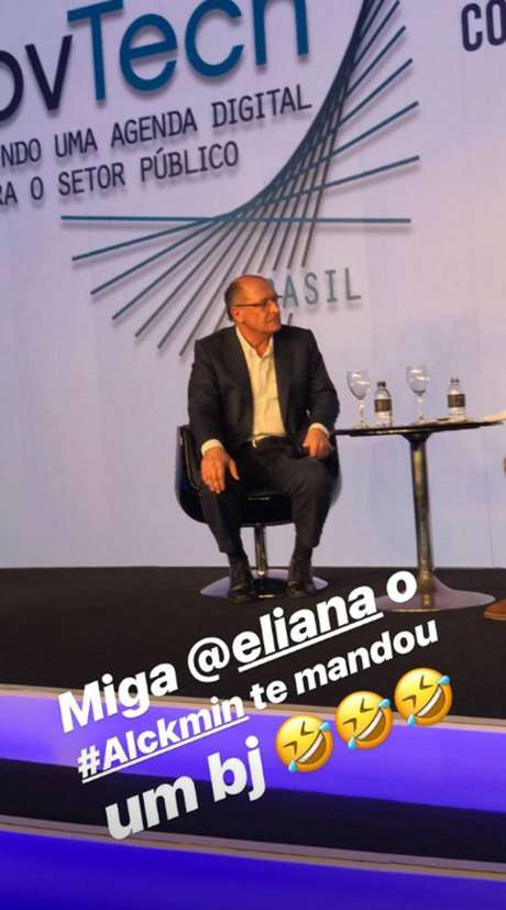 Angélica se divertiu com a gafe cometida por Geraldo Alckmin e mandou recado para Eliana Angélica se divertiu com a gafe cometida por Geraldo Alckmin e mandou recado para Eliana
