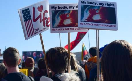 Marcha antiaborto em 2018; conservadorismo na Casa Branca deu novo impulso a ativistas