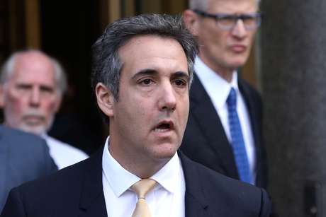 Michael Cohen deixa tribunal em Manhattan 21/8/2018 REUTERS/Mike Segar
