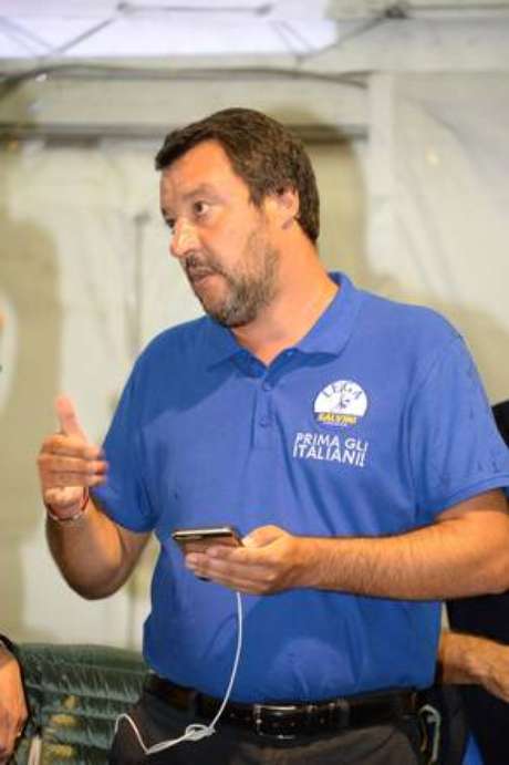 O ministro Matteo Salvini pode responder na Justiça pelo caso do navio Diciotti O ministro Matteo Salvini pode responder na Justiça pelo caso do navio Diciotti