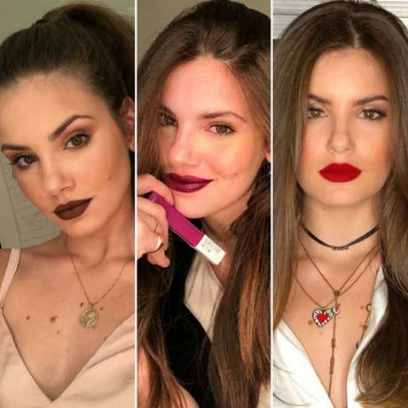 Batons da Camila Queiroz (Fotos: @camilaqueiroz/Instagram/Reprodução) Batons da Camila Queiroz (Fotos: @camilaqueiroz/Instagram/Reprodução)