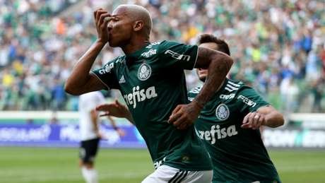 Deyverson comemora o gol da vitória palmeirense no Allianz (Foto: Luis Moura/WPP) Deyverson comemora o gol da vitória palmeirense no Allianz (Foto: Luis Moura/WPP)