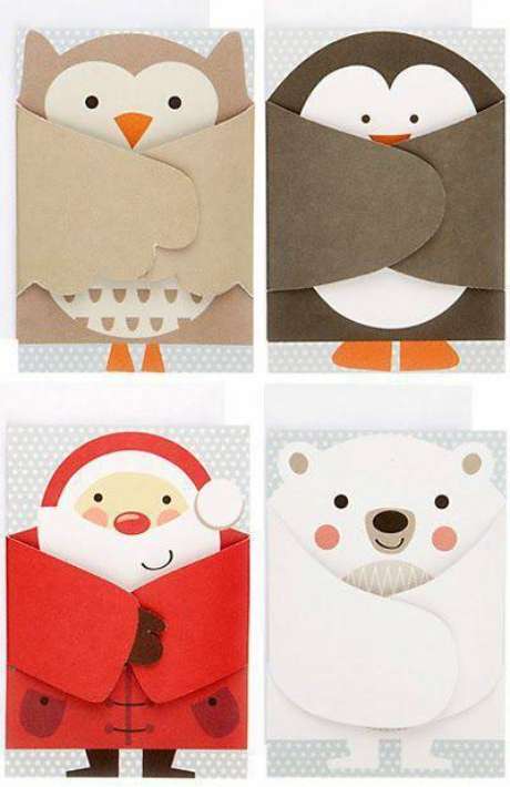 28- Modelos de cartões de natal 28- Modelos de cartões de natal