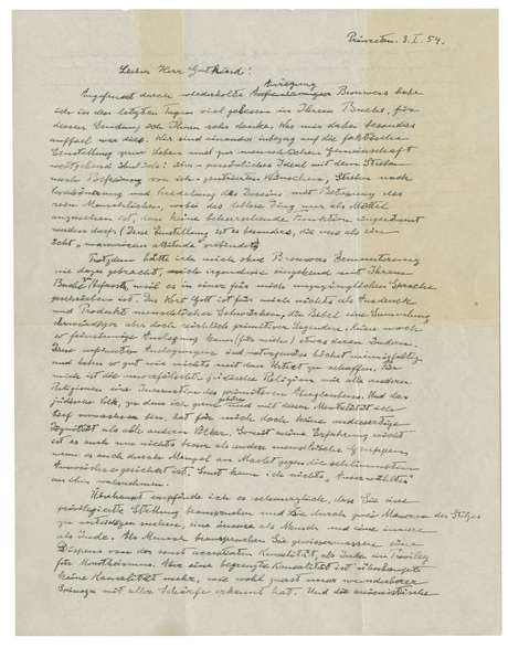 "Carta de Deus" de Einstein pode ser leiloada por US$1,5 mi