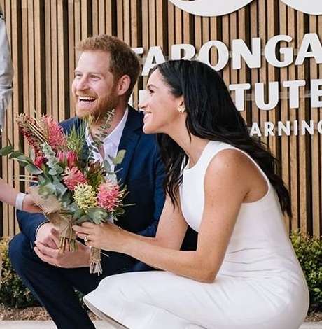 Meghan Markle e Príncipe Harry (Foto: Reprodução/Instagram/@theroyalfamily) Meghan Markle e Príncipe Harry (Foto: Reprodução/Instagram/@theroyalfamily)