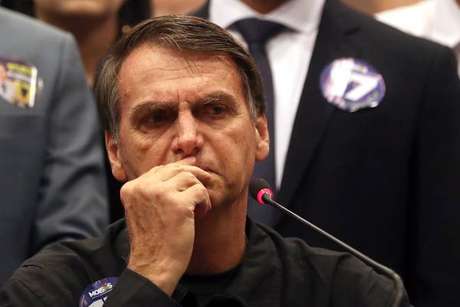 Jair Bolsonaro durante ato de campanha em São Paulo Jair Bolsonaro durante ato de campanha em São Paulo