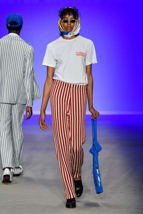 Modelo durante o desfile da Cotton Project na São Paulo Fashion Week Modelo durante o desfile da Cotton Project na São Paulo Fashion Week