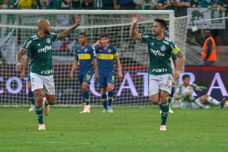 Luan, do Palmeiras, comemora gol