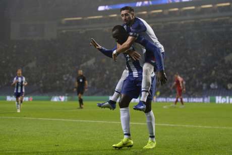 Dupla Marega e Herrera garantiu vitória ao Porto na Liga dos Campeões (Foto: AFP) Dupla Marega e Herrera garantiu vitória ao Porto na Liga dos Campeões (Foto: AFP)