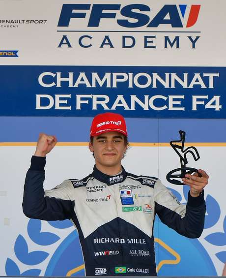 Caio Collet venceu a Fórmula 4 Francesa nesta temporada Caio Collet venceu a Fórmula 4 Francesa nesta temporada
