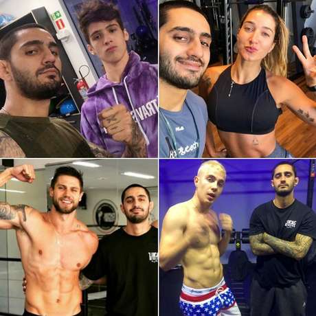 Caio também treina o ator e cantor João Guilherme e os influenciadores Gabriela Pugliesi, Jonas Sulzbach e Leo Picon Caio também treina o ator e cantor João Guilherme e os influenciadores Gabriela Pugliesi, Jonas Sulzbach e Leo Picon