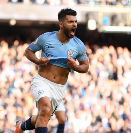 Agüero vem em grande forma no comando do ataque do Manchester City (Foto: Reprodução) Agüero vem em grande forma no comando do ataque do Manchester City (Foto: Reprodução)