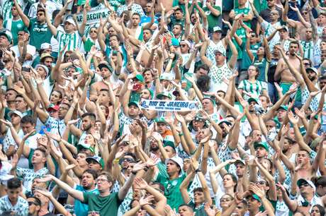 Torcida do Palmeiras comemora