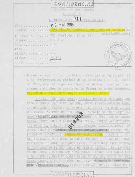 Carlos Von Doellinger foi incluído numa lista de "infiltrados comunistas" em 1985 Carlos Von Doellinger foi incluído numa lista de "infiltrados comunistas" em 1985
