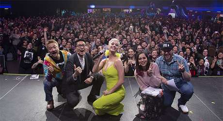 Katy no FFBE Fan Festa 2018, na Califórnia Katy no FFBE Fan Festa 2018, na Califórnia