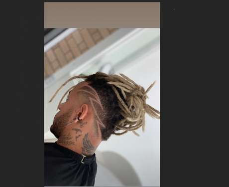 Neymar adotou novo visual no estilo rastafari (Foto: Reprodução/Instagram) Neymar adotou novo visual no estilo rastafari (Foto: Reprodução/Instagram)