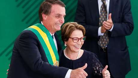Ministério comandado por Tereza Cristina, ex-presidente da bancada ruralista da Câmara, vai ser responsável por decidir sobre interesses de povos indígenas e quilombolas Ministério comandado por Tereza Cristina, ex-presidente da bancada ruralista da Câmara, vai ser responsável por decidir sobre interesses de povos indígenas e quilombolas