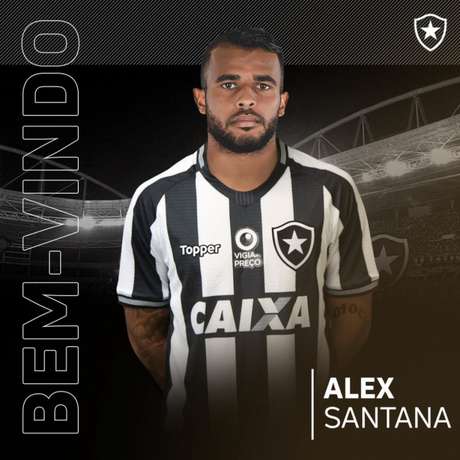 Alex Santana é o quinto reforço do Botafogo (Foto: Reprodução/Twitter) Alex Santana é o quinto reforço do Botafogo (Foto: Reprodução/Twitter)