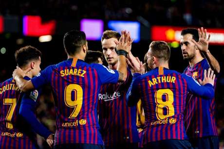 Suárez foi um dos destaques da partida deste domingo contra o Eibar, marcando dois gols (Divulgação) Suárez foi um dos destaques da partida deste domingo contra o Eibar, marcando dois gols (Divulgação)