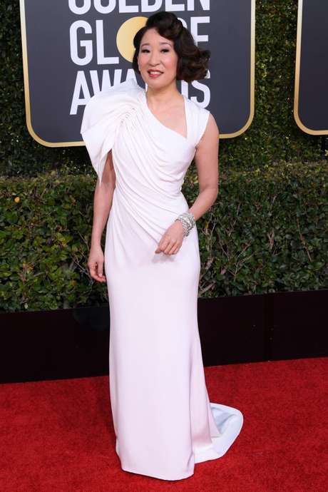 Sandra OH (Foto: Divulgação/Versace) Sandra OH (Foto: Divulgação/Versace)