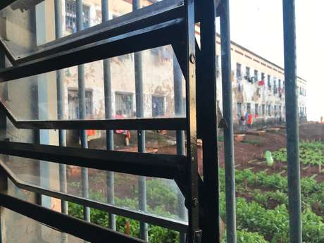 VisÃ£o de uma janela interna na PenitenciÃ¡ria Estadual de Dourados, Mato Grosso do Sul 23/08/2018 Thomson Reuters Foundation/Karla Mendes