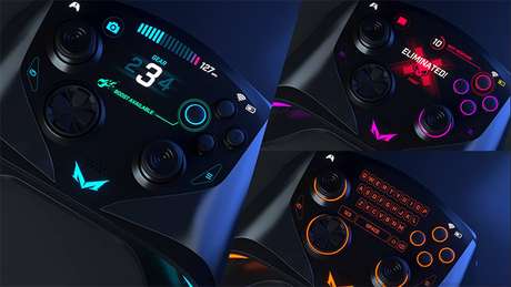 ...Tem um painel em LED que mostra informações sobre o game - inclusive quando você morre! ...Tem um painel em LED que mostra informações sobre o game - inclusive quando você morre!