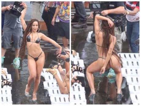 Anitta no clipe de "Vai Malandra" (Fotos: AgNews)