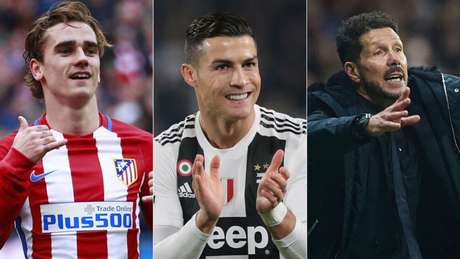 Cristiano Ronaldo tem retrospecto positivo contra Atlético, de Simeone (Foto: AFP) Cristiano Ronaldo tem retrospecto positivo contra Atlético, de Simeone (Foto: AFP)