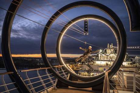 MSC Seaview é um dos maiores navios de cruzeiro a operar na costa brasileira