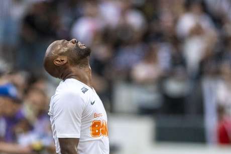 Vagner Love do Corinthians durante o jogo entre Corinthians x Santos, vÃ¡lido pela 10Âª rodada do Campeonato Paulista 2019 realizado na Arena Corinthians