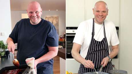 Tom Kerridge perdeu 76 quilos depois de mudar sua alimentação