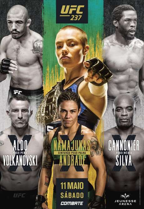 Disputa de cinturão entre Rose Namajunas e Jéssica Bate-Estaca será a luta principal do UFC Rio (Foto: Divulgação)