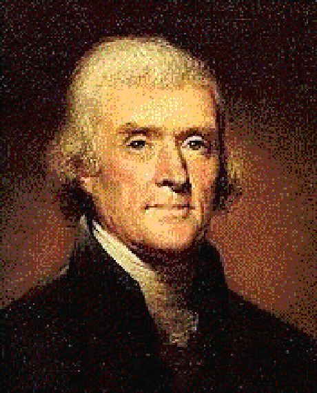 Thomas Jefferson, a sua Primeira Emenda garantiu a livre expressão Thomas Jefferson, a sua Primeira Emenda garantiu a livre expressão