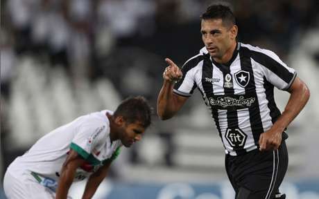 Diego Souza marcou seu primeiro gol pelo Botafogo (Foto: Vitor Silva/SS Press/Botafogo) Diego Souza marcou seu primeiro gol pelo Botafogo (Foto: Vitor Silva/SS Press/Botafogo)