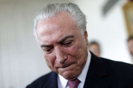 Michel Temer chega para cafÃ© da manhÃ£ em BrasÃ­lia
06/12/2018 REUTERS/Adriano Machado