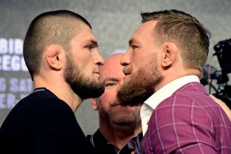 Conor McGregor e Khabib Nurmagomedov 'passaram do ponto' nas provocações (Foto: Getty Images) Conor McGregor e Khabib Nurmagomedov 'passaram do ponto' nas provocações (Foto: Getty Images)