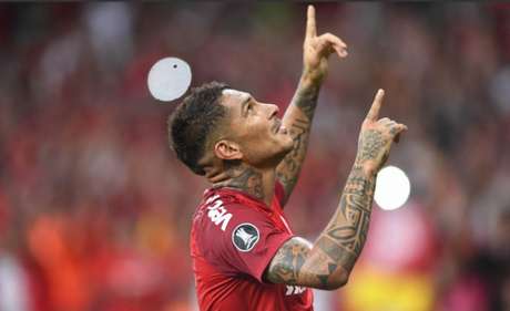 Atacante anotou dois gols e garantiu o Colorado no mata-mata da Liberta (Divulgação Twitter Internacional) Atacante anotou dois gols e garantiu o Colorado no mata-mata da Liberta (Divulgação Twitter Internacional)