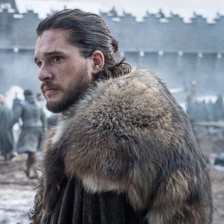 Kit Harington como Jon Snow em 'Game of Thrones' Kit Harington como Jon Snow em 'Game of Thrones'