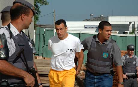 O líder do PCC, Marcos Willians Camacho, conhecido como Marcola, em 2005