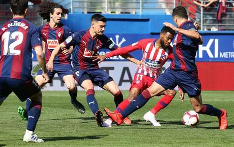 Lemar foi quem marcou o gol do Atleti na partida (Foto: Divulgação/Twitter) Lemar foi quem marcou o gol do Atleti na partida (Foto: Divulgação/Twitter)