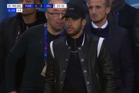 Neymar foi punido com três jogos pela Uefa e só disputa a próxima UCL a partida da quarta rodada (Reprodução) Neymar foi punido com três jogos pela Uefa e só disputa a próxima UCL a partida da quarta rodada (Reprodução)