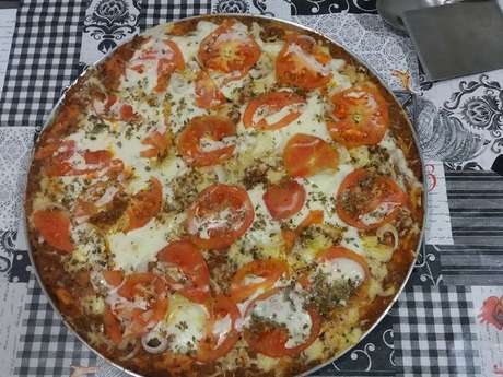 Pizza de carne moída 