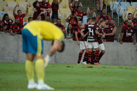 Flamengo venceu de virada no Maracanã (Foto: Alexandre Vidal / Flamengo) Flamengo venceu de virada no Maracanã (Foto: Alexandre Vidal / Flamengo)