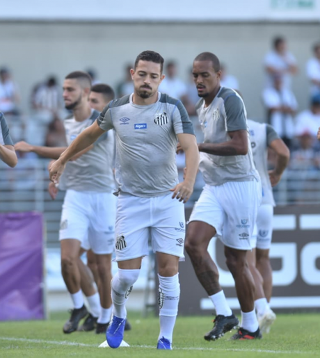Jean Mota disputou somente 30 minutos no empate em 0 a 0 contra o CSA (Ivan Storti/Santos FC) Jean Mota disputou somente 30 minutos no empate em 0 a 0 contra o CSA (Ivan Storti/Santos FC)