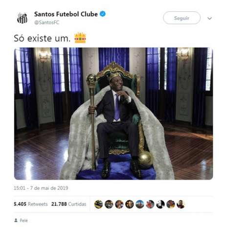 Post do Santos tirou onda com Messi após a eliminação na Champions (Foto: Divulgação/Twitter) Post do Santos tirou onda com Messi após a eliminação na Champions (Foto: Divulgação/Twitter)