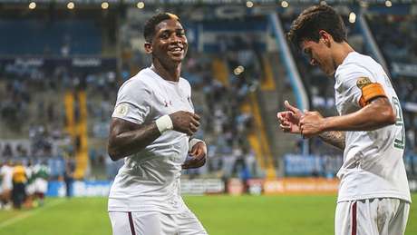 Fluminense derrotou o Grêmio em uma virada histórica (Foto: LUCAS MERÇON / FLUMINENSE F.C.) Fluminense derrotou o Grêmio em uma virada histórica (Foto: LUCAS MERÇON / FLUMINENSE F.C.)