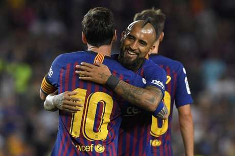 Vidal, do Barcelona, reitera desejo de jogar no Flamengo (Foto:LLUIS GENE / AFP) Vidal, do Barcelona, reitera desejo de jogar no Flamengo (Foto:LLUIS GENE / AFP)