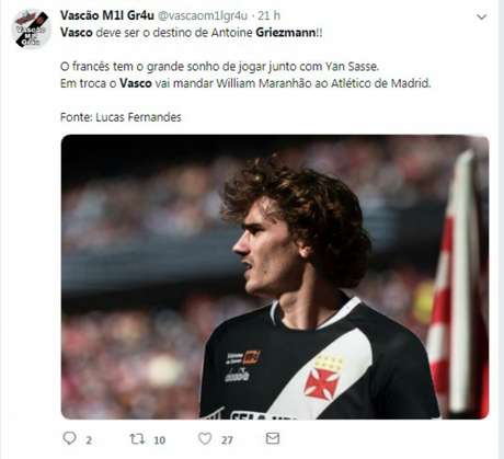 Já rolou até montagem do atacante com a camisa do Cruz-Maltino (Foto: Reprodução) Já rolou até montagem do atacante com a camisa do Cruz-Maltino (Foto: Reprodução)
