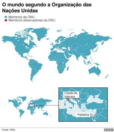 Mapa ONU Mapa ONU